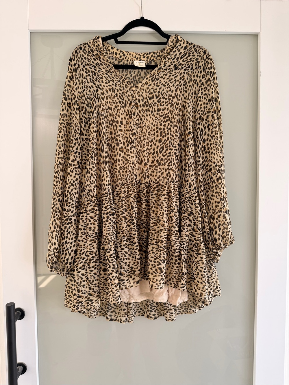 By Together Leopard Print dress - Beige & Black